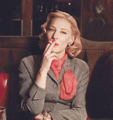 cate blanchett smoking